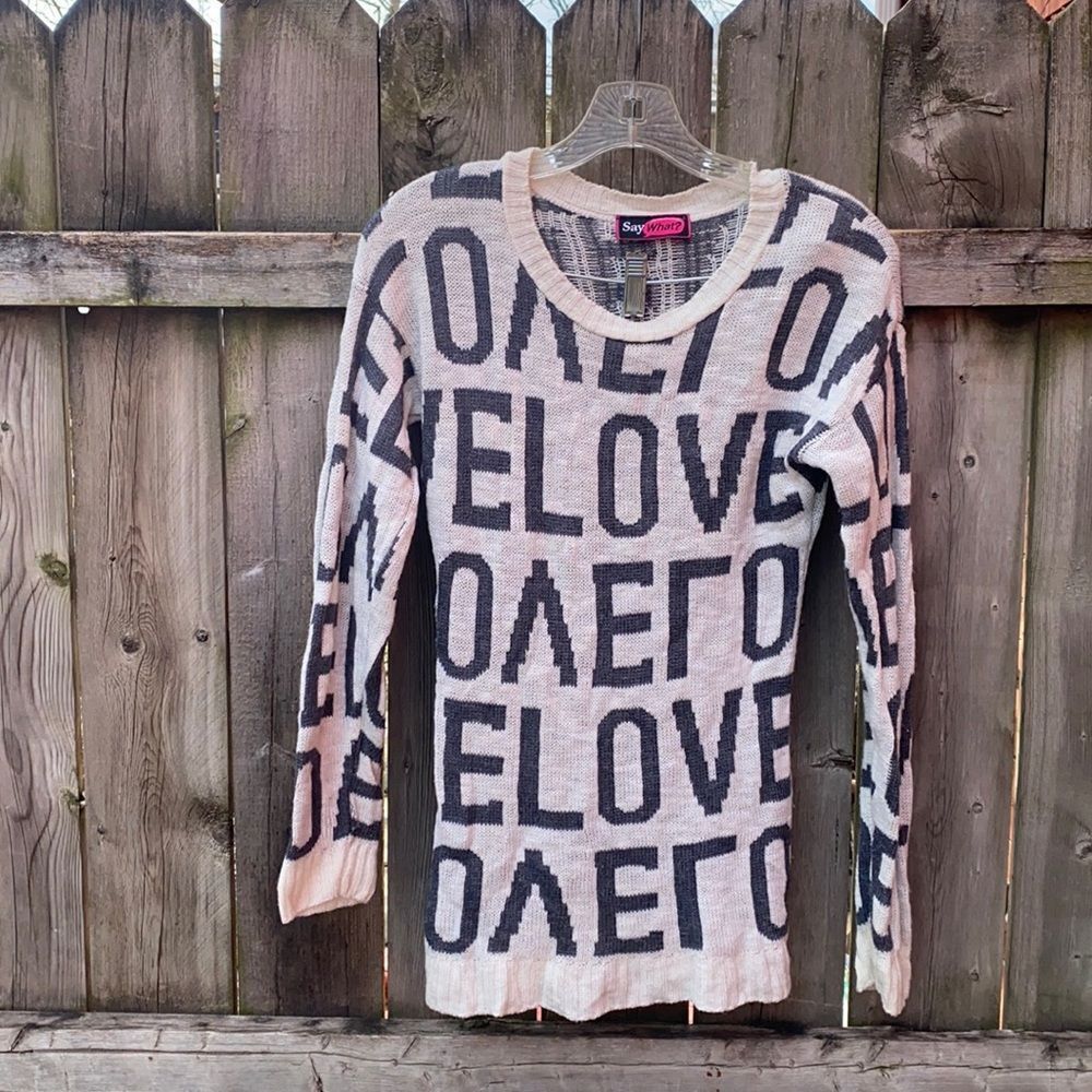 Say What sweater sz. S